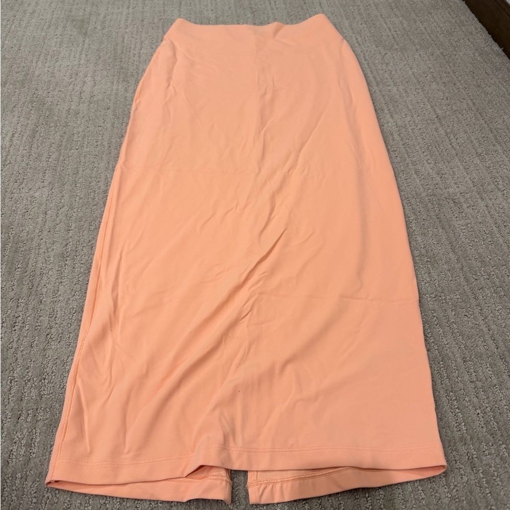 Be Free High Rise Maxi Skirt — Guava - Picture 6 of 7